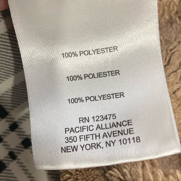 Ellen Tracy Sheer Black Floral Blouse Size M - Picture 5 of 5